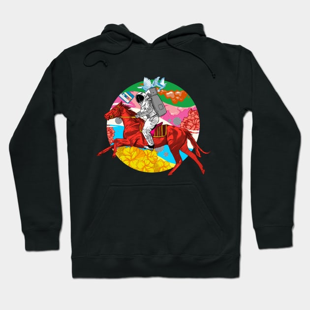 Psychedelic Space Journey Hoodie by rjartworks